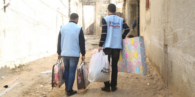 ” بدعم من مؤسسة أمان  فلسطين- ماليزيا” ..   الجمعية الإسلامية بغزة تنفذ مشروع معونة الشتاء