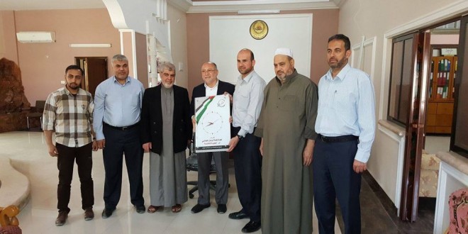 الجمعية الإسلامية تستقبل وفد من لجنة زكاة الرمال الشمالي