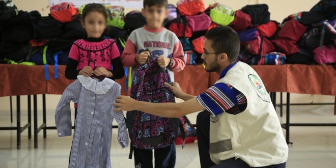 الجمعية الإسلامية توزع مساعدات على 460 أسرة.