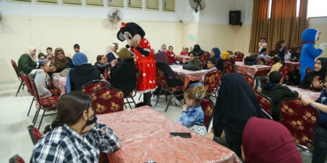 “الجمعية الإسلامية بغزة” تقيم مأدبة إفطار صائم للأيتام في غزة